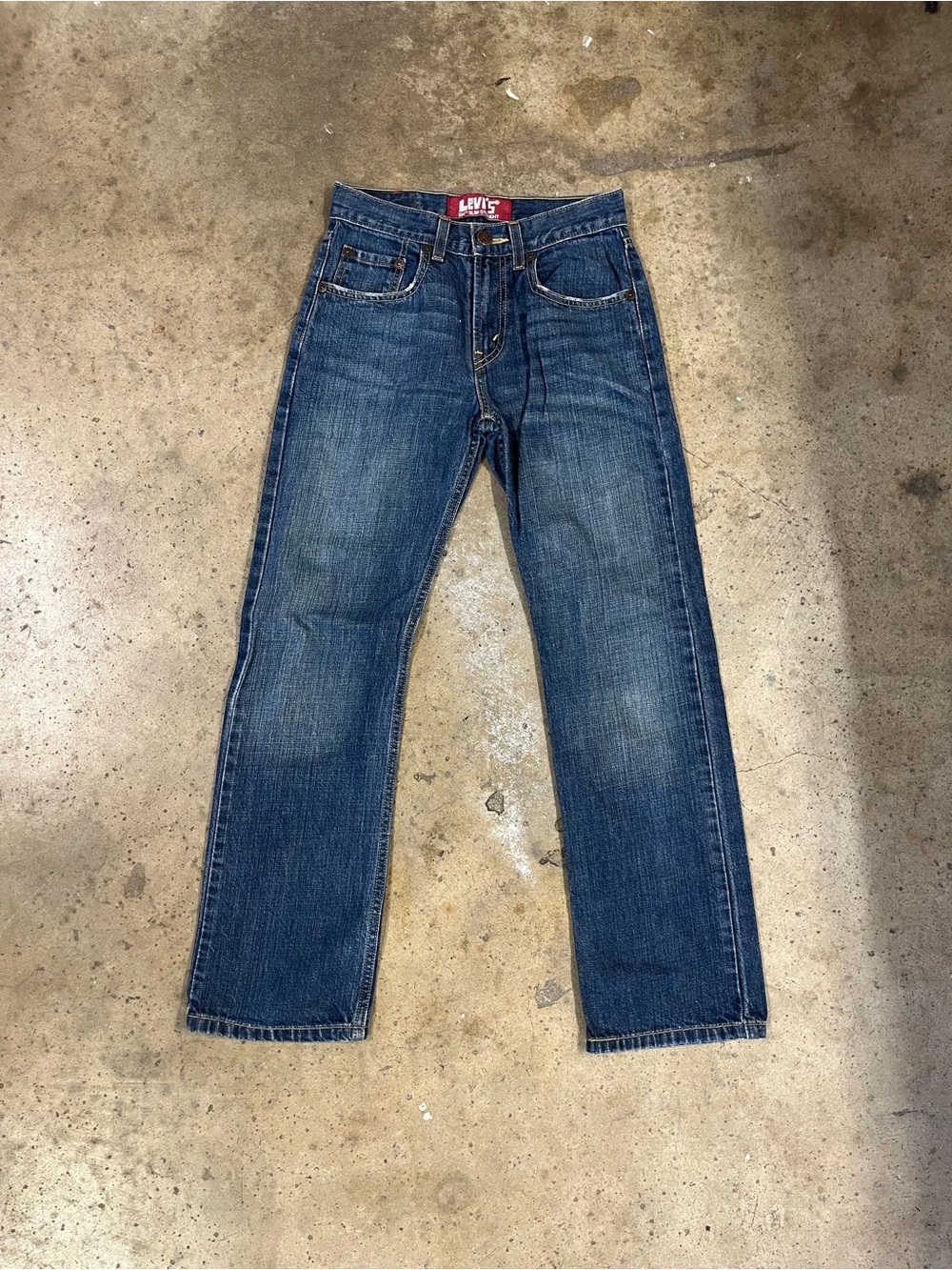 Vintage 2000s Levi's 514 Women's Slim Straight Leg Blue Denim Jeans